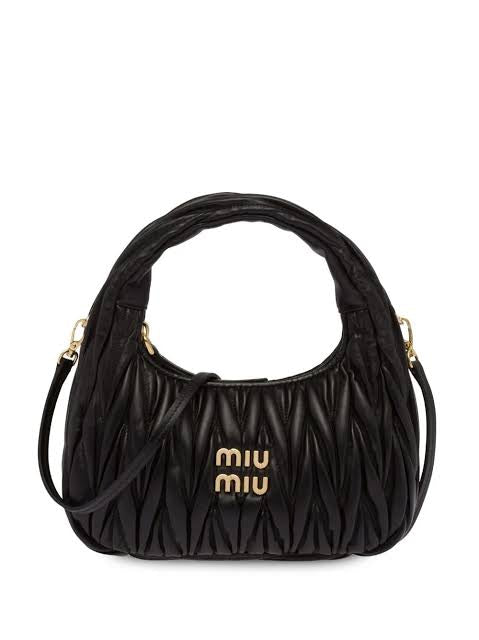 MEDIUM BLACK MIU MIU WANDER BAG