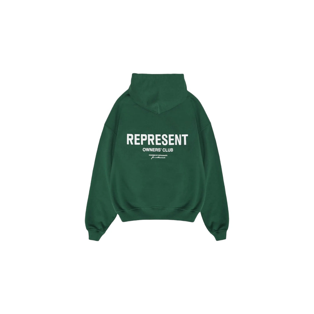 REPRESENT GREEN HOODIE
