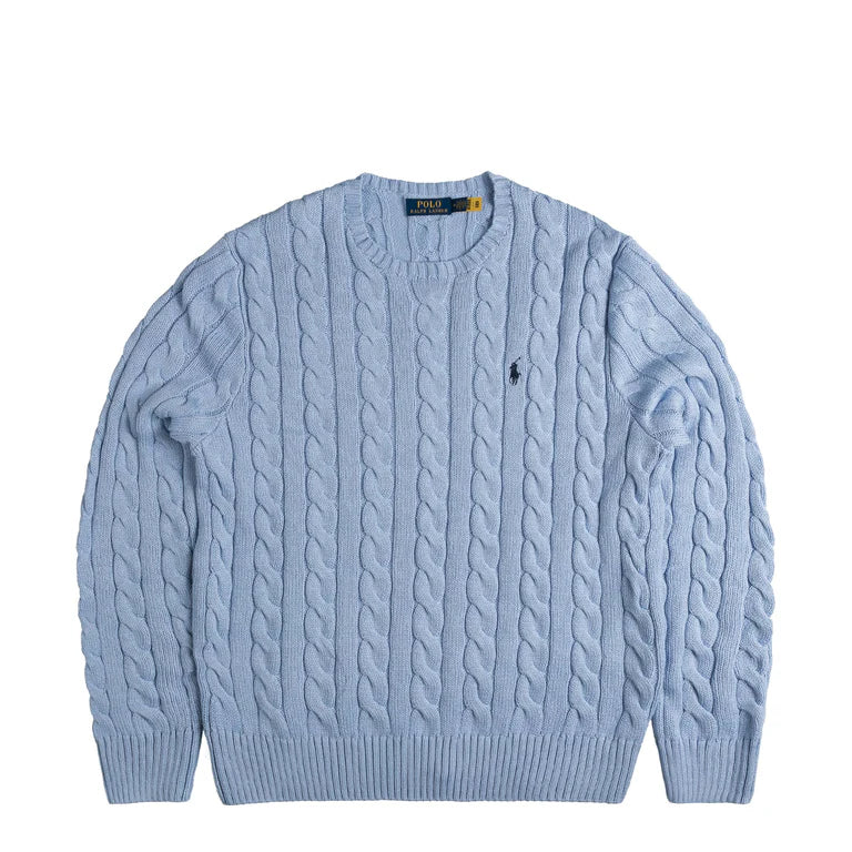 RL COTTON KNIT BLUE