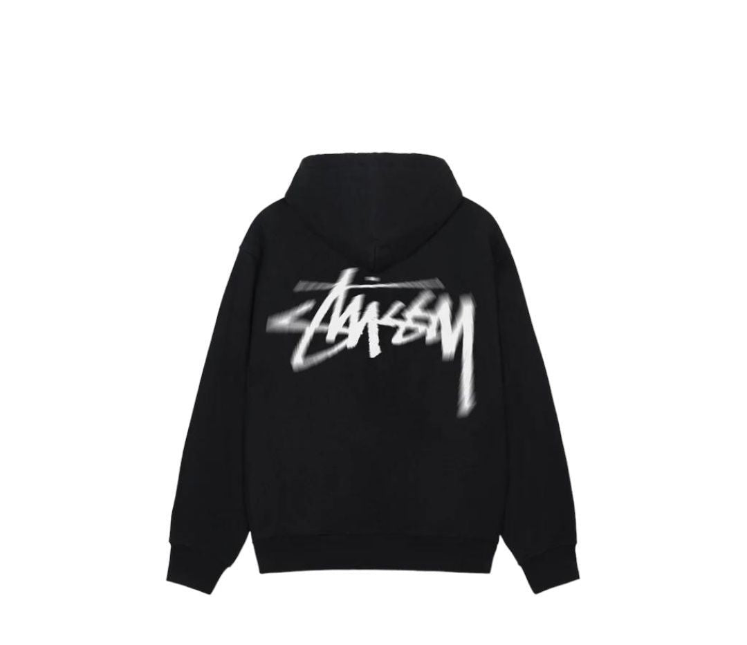 STUSSY DIZZY BLACK HOODIE