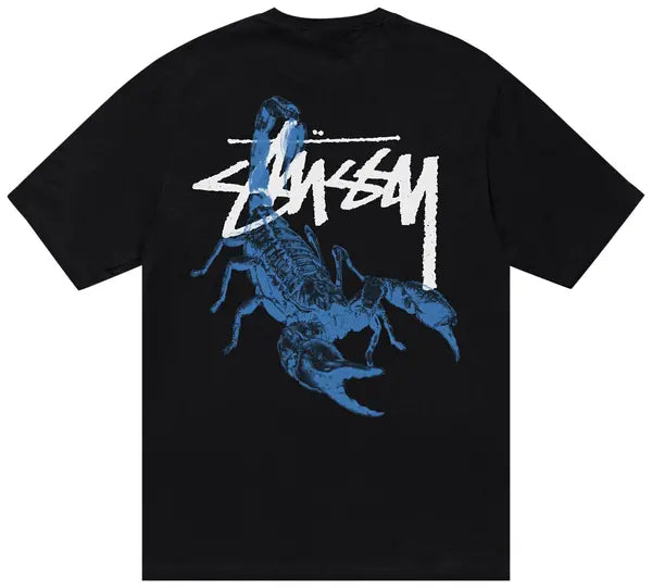 STUSSY SCORPION TSHIRT BLACK