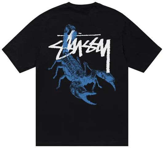 STUSSY SCORPION TSHIRT BLACK