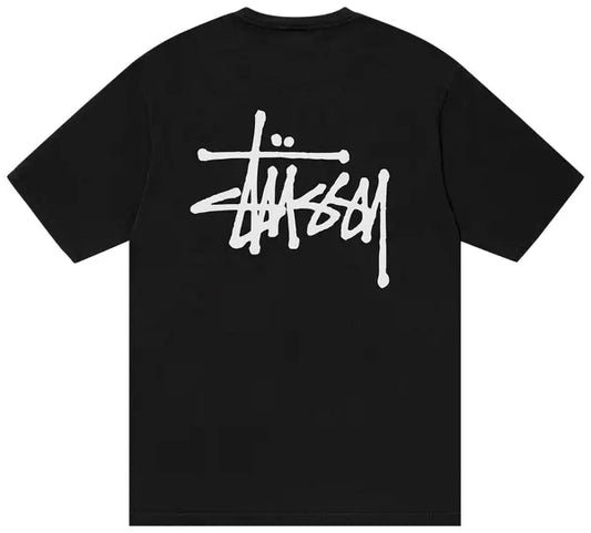 STUSSY CLASSIC LOGO TSHIRT BLACK