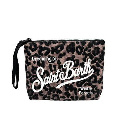 Saint Barth Hand clutch leopard