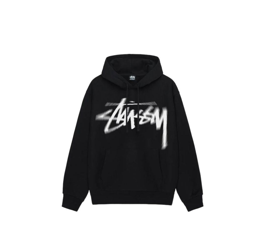 STUSSY DIZZY BLACK HOODIE