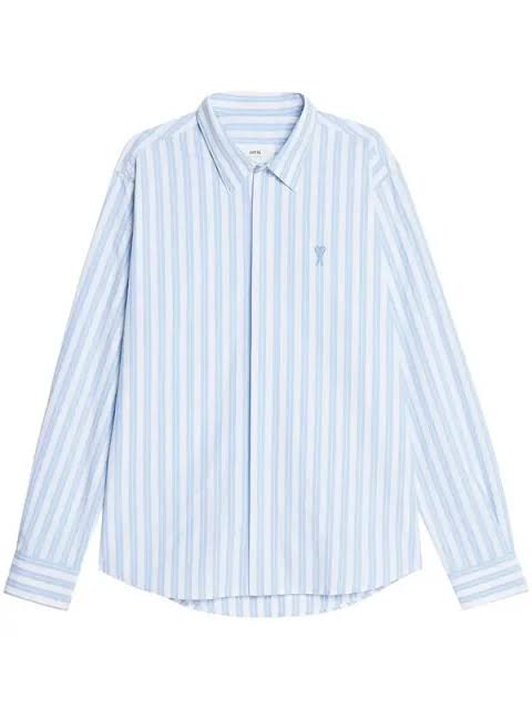 Striped ami long sleeve shirt