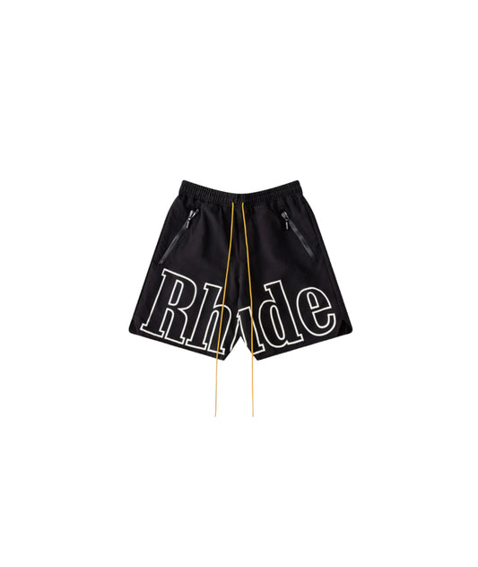 RHUDE BLACK SHORTS