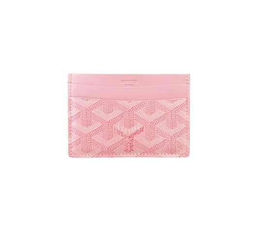 PINK GOYARD CARDHOLDER