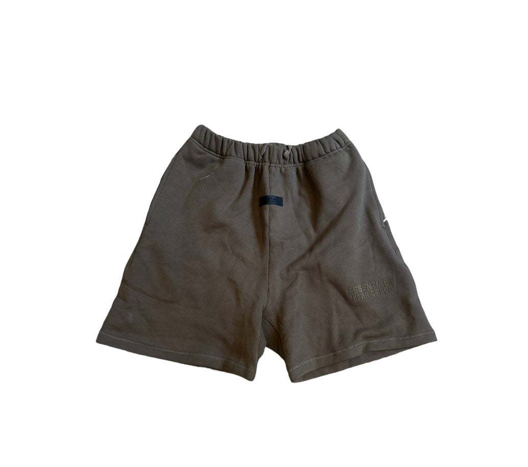 ESSENTIALS BROWN SHORTS