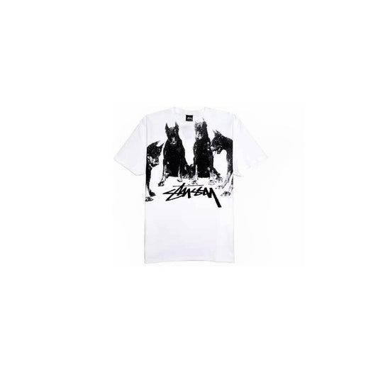 STUSSY DOG WHITE