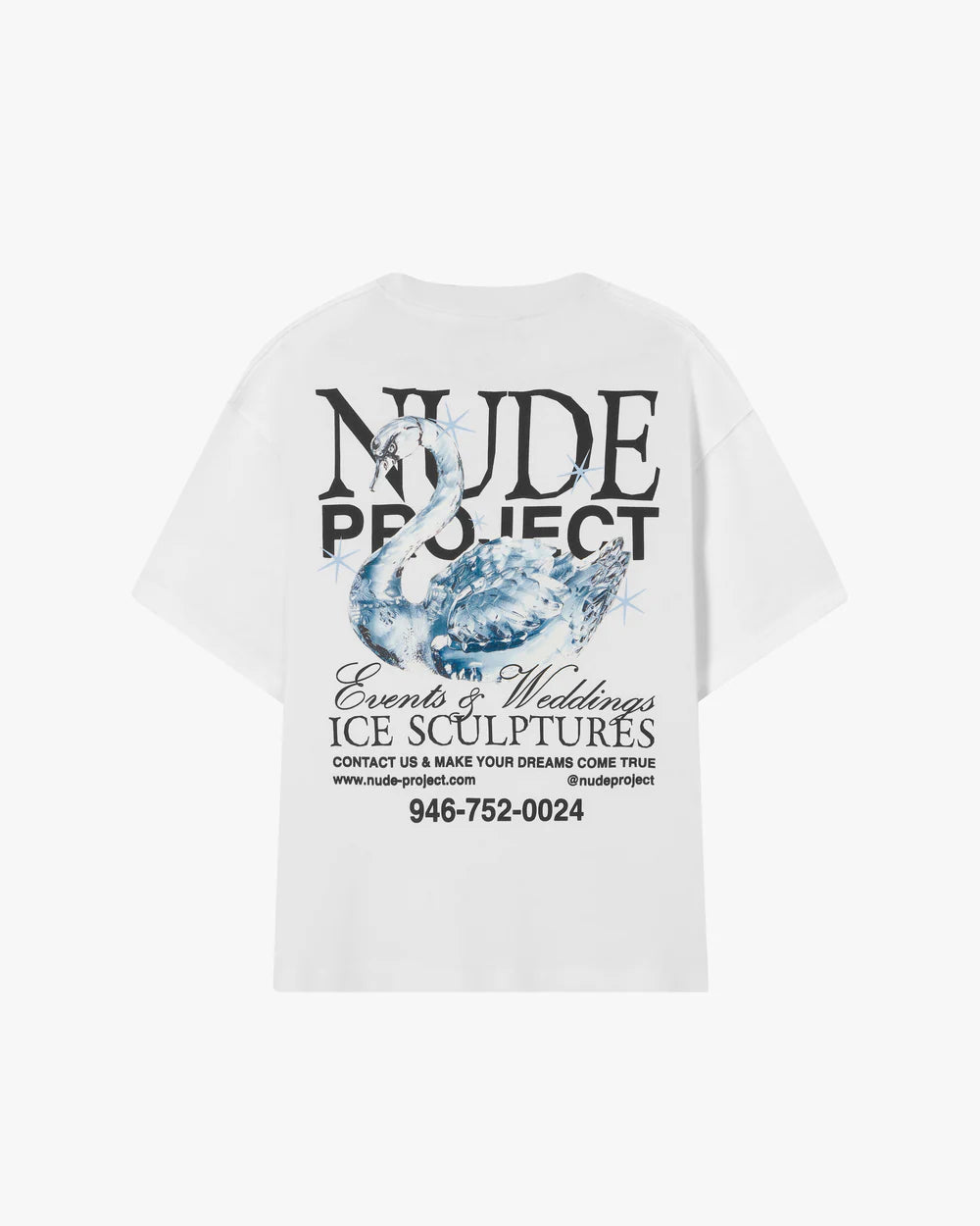 NUDE PROJECT SWAN TSHIRT WHITE