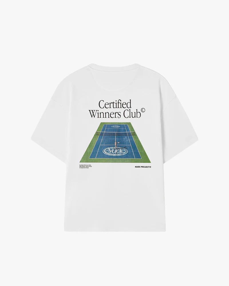 NUDE PROJECT TENNIS TSHIRT WHITE