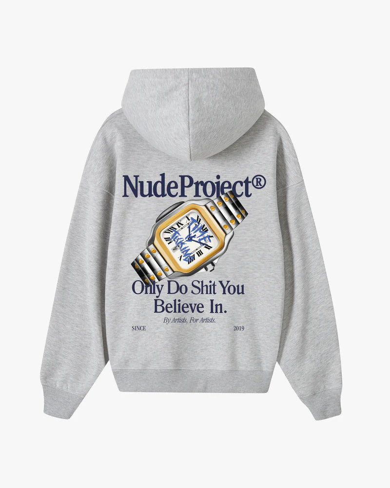GREY WATCH NUDE PROJECT HOODIE