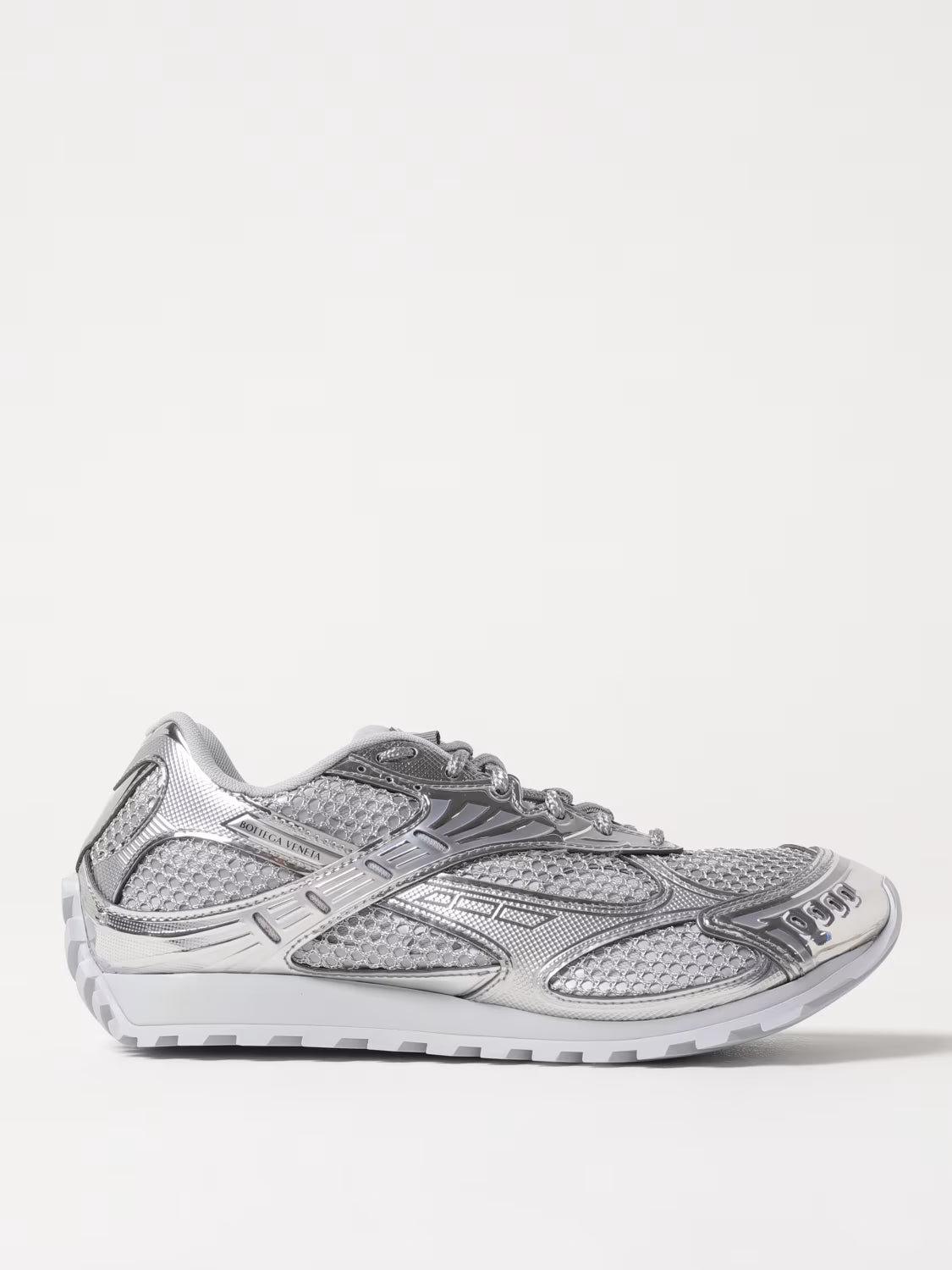 Bottega Veneta Silver Sneakers