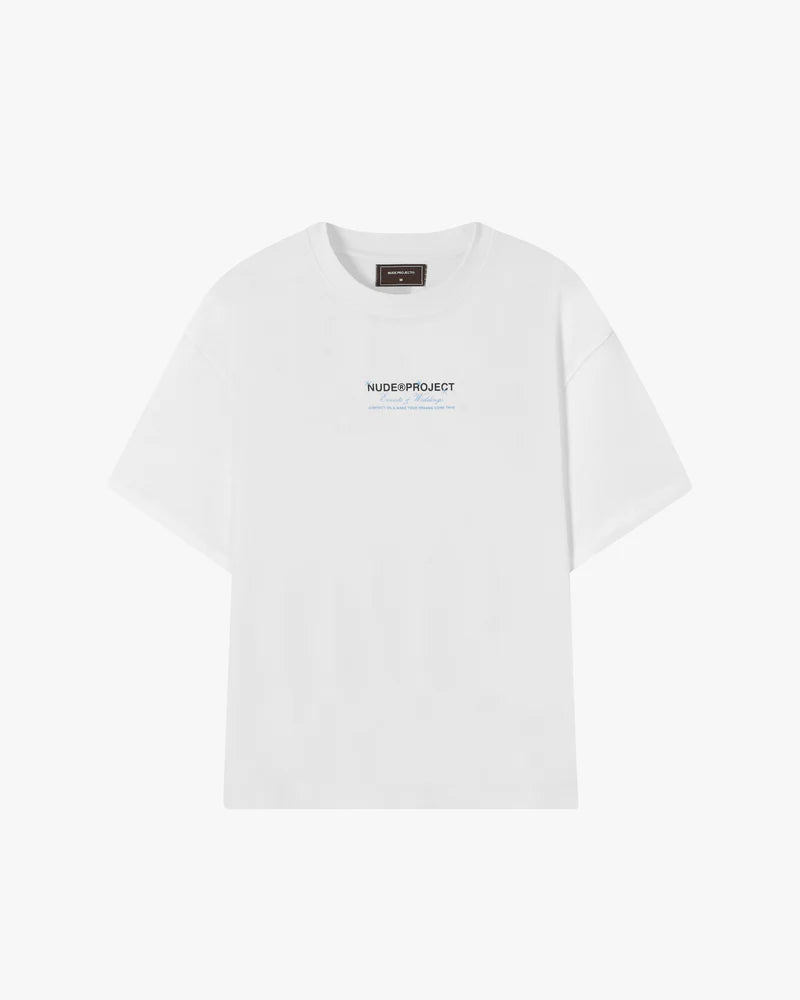 NUDE PROJECT SWAN TSHIRT WHITE