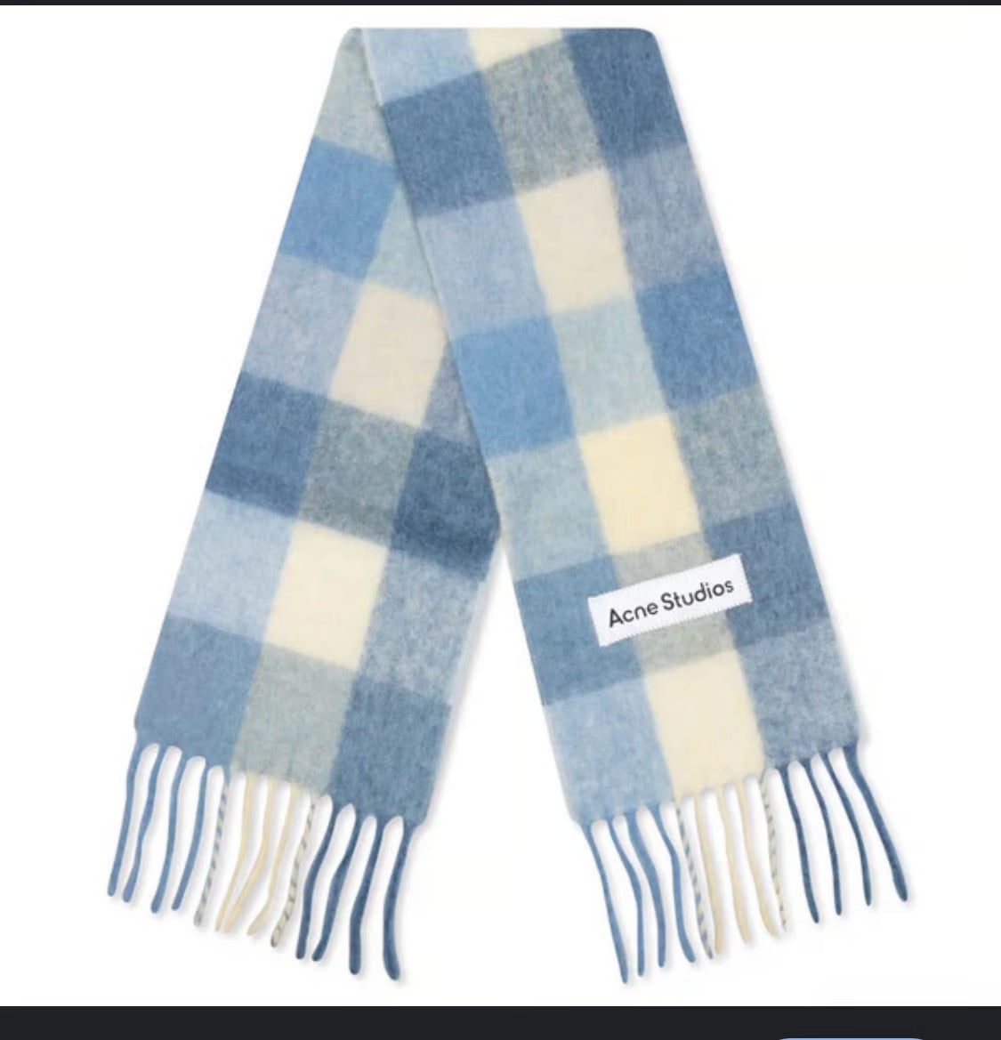ACNE STUDIOS SCARF BLUE